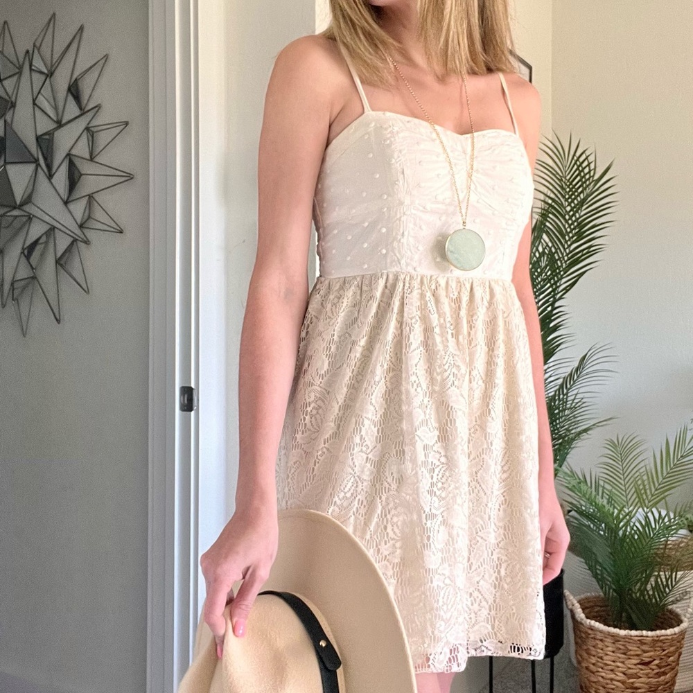 American Eagle Lace Strap Dress - Picture 3 of 13